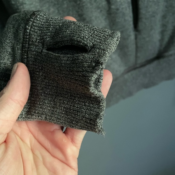 Lululemon Hug It Out Jacket in Heathered Speckled Black Womens Size 6 - Picture 5 of 6